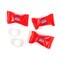 Red Graduation Candy Mints Party Favors Individually Wrapped Buttermints Class of 2025 - 55 Pcs